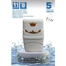 Water King Waterking Su Arıtma Cihazı Aqutic Membran 11 Aşama Mineralli Cihaz 6'lı