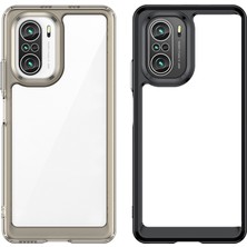 Microcase Xiaomi Poco C51 Shield Serisi Darbeye Dayanıklı Yarı Esnek Plastik Tpu Kılıf - AL8100