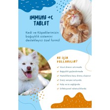 Muvicado Kedi ve Köpeklerin Sağlık Sistemini Güçlendiren Destekleyen Tablet Immune C