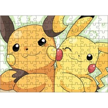 Bedeko Ahşap Mdf Puzzle Yapboz Pikachu 120 Parça 25*35 cm