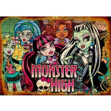 Bedeko Ahşap Mdf Puzzle Yapboz Monster High 120 Parça 25*35 cm