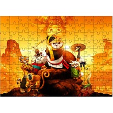 Bedeko Ahşap Mdf Puzzle Yapboz Kung Fu Panda 120 Parça 25*35 cm