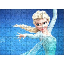 Bedeko Ahşap Mdf Puzzle Yapboz Karlar Kraliçesi Elsa 120 Parça 25*35 cm