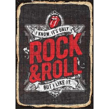 Bedeko Ahşap Mdf Puzzle Yapboz Rock N Roll Posteri