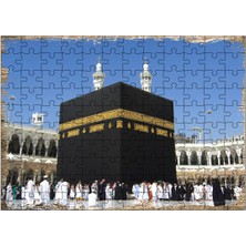 Bedeko Ahşap Mdf Puzzle Yapboz Mescid-I Haram  Kabe 120 Parça 25*35 cm