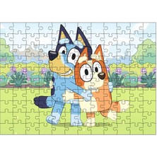 Bedeko Ahşap Mdf Puzzle Yapboz Bluey 120 Parça 25*35 cm