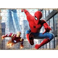 Bedeko Ahşap Mdf Puzzle Yapboz Örümcek Adam Marvel Karekter 120 Parça 25*35 cm