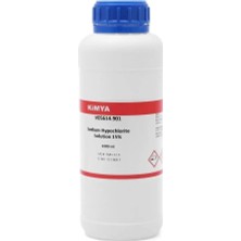 Zürih Ticaret Sodyum Hipoklorit Çözeltisi 1 Litre - Cas No: 7681-52-9