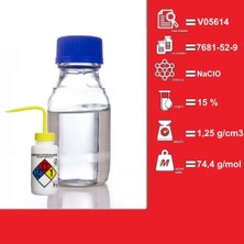 Zürih Ticaret Sodyum Hipoklorit Çözeltisi 1 Litre - Cas No: 7681-52-9