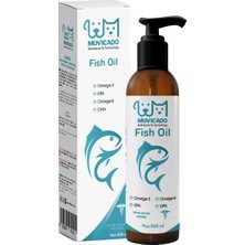 Muvicado Fish Oil - Kedi ve Köpekler Için Omega 3 ve Omega 6 Balık Yağı 200 ml