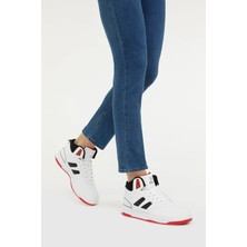 Kinetix Gina Hi Pu Beyaz Boğazlı Erkek Sneaker Spor Ayakkabı
