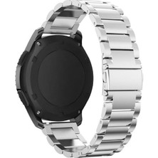 Nezih Case Samsung Galaxy Watch 6 40/44MM - Watch 6 Classic 43/47MM Uyumlu Paslanmaz Çelik Baklalı Kordon