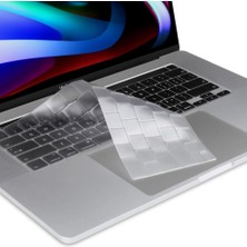 Nezih Case Apple Macbook Air M2 15" 2023 M2 Çip A2941 Türkçe Q Klavye Slim Şeffaf Klavye Koruyucu Kılıf