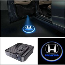 C9 Honda Uyumlu Karbon Kapı Altı LED Mesafe Sensörlü Yeni Nesil - Mavi