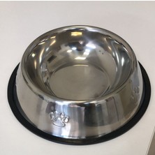 Cousin Shop Store 2 Adet 22 cm Çelik Metal Kedi Köpek Mama ve Su Kabı