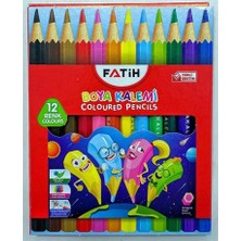 Fatih Kırtasiye Okul Seti 3 Parça Boya Malzemeleri Seti Fatih Kuru Boya Sulu Boya Pastel Boya