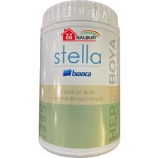 Ennalbur Bianca Stella 0101 Beyaz Su Bazlı Saf Akrilik Boya 1 Litre