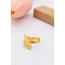 Latif Kuyumcu 22 Ayar Altın Yüzük Kalemli Işlemeli Kadın Yüzük