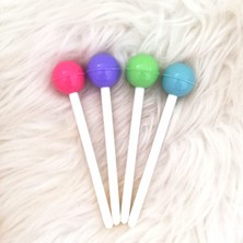 Dream Butik 4'lü Şeker Tasarımlı Tükenmez Kalem