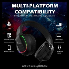 Teenspirit Eksa E400 Gaming Kulaklık Oyuncu Kulaklığı 3D Surround Rgb LED 3.5 mm & Çıkarılabilir Mikrofon (Yurt Dışından)