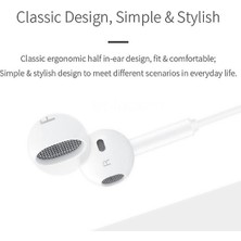 Teenspirit Huawei CM33 USB C Kulaklık Mic / Ses Kontrollü Yarım () (Yurt Dışından)