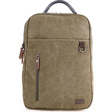 Ççs 51399 Kanvas Sırt Çantası Yeşil