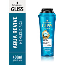 Gliss Aqua Revive Hyaluron ve Deniz Yosunu içeren Nemlendirici Şampuan  400ml