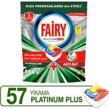Fairy Platinum Plus Bulaşık Makinesi Deterjanı Kapsülü 57 Yıkama Limon Kokulu
