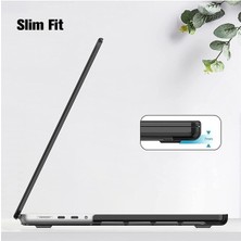 Nezih Case Apple Macbook Air M2 15 Inç 2023 M2 Çip A2941 Uyumlu 360 Derece Parlak Şeffaf Tam Korumalı Kılıf