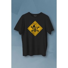 Kendim Seçtim Breaking Bad Dizi Movie Tehlike Baskılı Siyah T-Shirt Unisex Tişört
