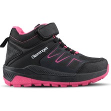 Slazenger KENTON I Unisex Çocuk Bot Siyah / Fuşya