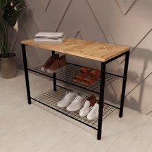 Güzelkan Madeni Eşya Geniş Metal Ayakkabılık Vestiyer 3 Katlı Ayakkabılık 1303