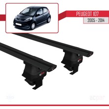 Acpar Peugeot 107 2005-2014 Arası ile Uyumlu Ace-4 Ara Atkı Tavan Barı Siyah