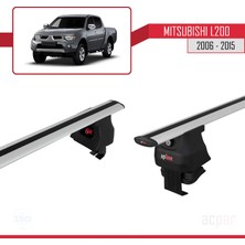 Acpar Mitsubishi L200 / Triton Iv 2006-2015 Arası ile Uyumlu Ace-4 Ara Atkı Tavan Barı Gri