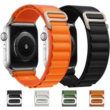 Polham Apple Watch 1,2,3,4,5,6,7,8 Için 42-44-45MM Uyumlu Alpine Loop Kayış, Hafif Şık Kordon