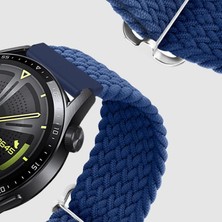 Polham Huawei Watch Gt 20MM Uyumlu Elastik Ultra Hafif ve Şık Kayış Kordon, Japon Tokalı Kayış