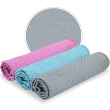 Cleanshe Premium Diamond Mikrofiber Cam Bezi 3'lü Set 50 x 70 cm