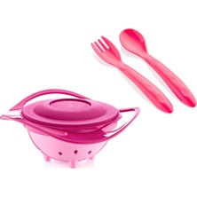 Babyjem Dökülmeyen Tabak & Mama Kaşık Çatal Takımı