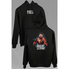Kendim Seçtim Brock Lesnar Wwe Ufc Amerikan Güreşi Spor Ön ve Arka Baskılı Sweatshirt Kapüşonlu Hoodie