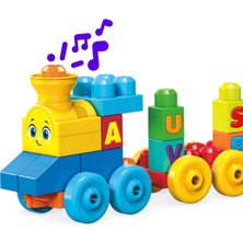 Fisher-Price Mega Bloks Müzikli Alfabe Treni, Gerçek Sesler ve Müzik ile Harfleri Öğretir FWK22