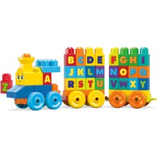 Fisher-Price Mega Bloks Müzikli Alfabe Treni, Gerçek Sesler ve Müzik ile Harfleri Öğretir FWK22