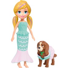 Polly Pocket ve Hayvan Dostu Kostüm Giyiyor Oyun Seti, Bebek, Evcil Hayvan ve Kostümlü Paket Gdm15