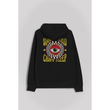 Kendim Seçtim Can't Sleep Urban Street Sokak Wear Ön ve Arka Baskılı Sweatshirt Kapüşonlu Hoodie