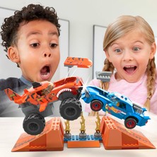 MEGA Hot Wheels Smash N Crash Tiger Shark Çarpışma Seti, 5 yaş ve üzeri, HKF88