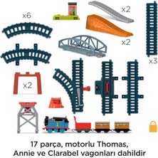 Thomas ve Arkadaşları 3'Ü 1 Arada Kargo Macerası Oyun Seti ve Motorlu Thomas, Okul Öncesi Çağdaki 3 Yaş ve Üzeri Çocuklar İçin Hgx64