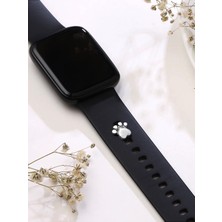 BP Tattoo Apple Watch Uyumlu Pati Figürlü Kordon Aksesuar Silver Charm