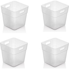 6 lı Buzdolabı İçi Mini Düzenleyici Kutu Organizer - Buzdolabı Kapak Düzenleyici