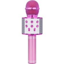 Torima WS-858 Karaoke Mikrofon Pembe