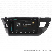 Myway Toyota Corolla Android 12 Multimedya Carplay 4gb RAM+64GB HDD 2013-2016 Navigasyon Ekran