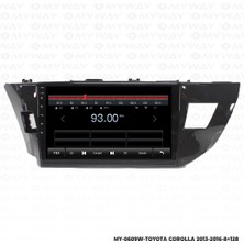 Myway Toyota Corolla Android 12 Multimedya Carplay 4gb RAM+64GB HDD 2013-2016 Navigasyon Ekran